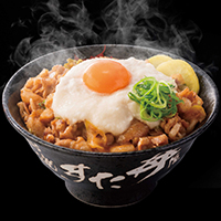 “▷とろすたみな丼"